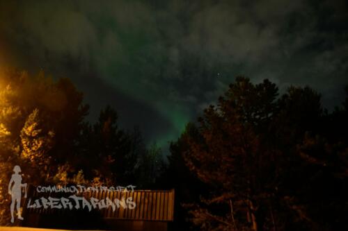 Aurora Borealis in Akureyri, Iceland