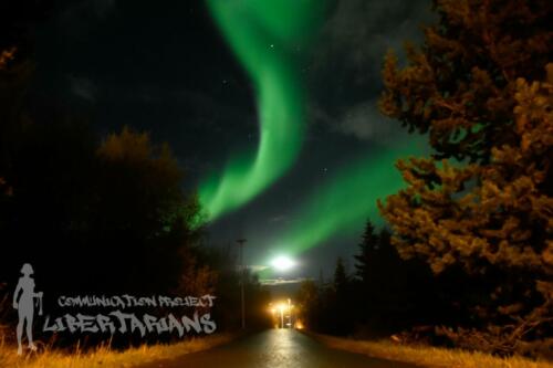 Aurora Borealis in Akureyri, Iceland