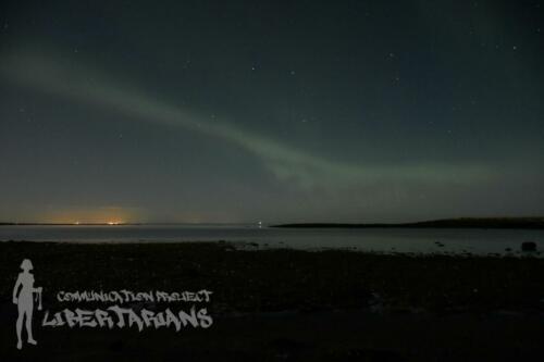 Aurora Borealis in Reykjavík, iceland