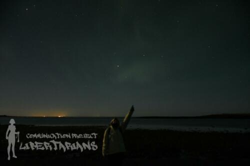 Aurora Borealis in Reykjavík, iceland