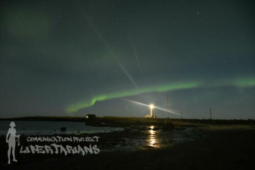 Aurora Borealis in Reykjavík, iceland