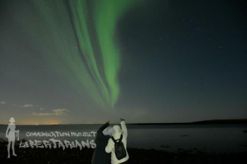 Aurora Borealis in Reykjavík, iceland