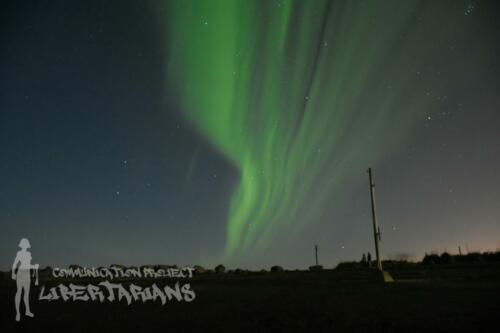 Aurora Borealis in Reykjavík, iceland