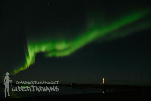 Aurora Borealis in Reykjavík, iceland