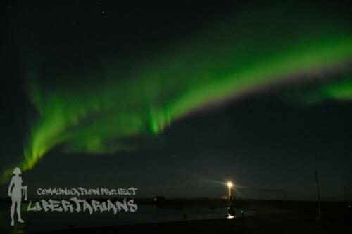 Aurora Borealis in Reykjavík, iceland