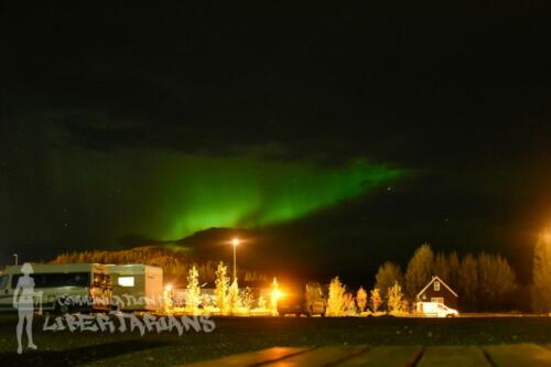 Aurora Borealis in Egilsstaðir, Iceland