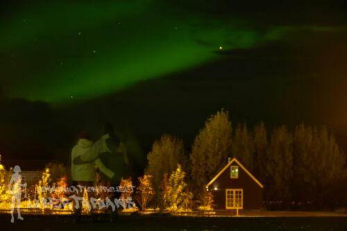 Aurora Borealis in Egilsstaðir, Iceland