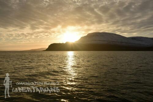 Sunrise aboard the Gryning