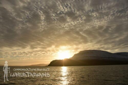 Sunrise aboard the Gryning