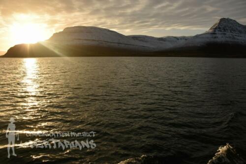 Sunrise aboard the Gryning