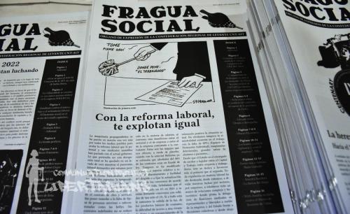 Fragua social (Social forge) stand