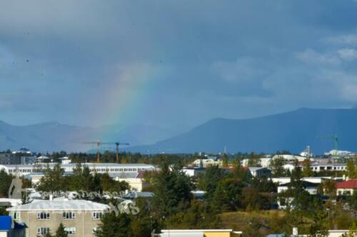 Rainbow at Hafnarfjörður, Iceland