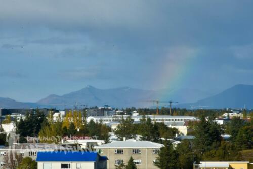 Rainbow at Hafnarfjörður, Iceland